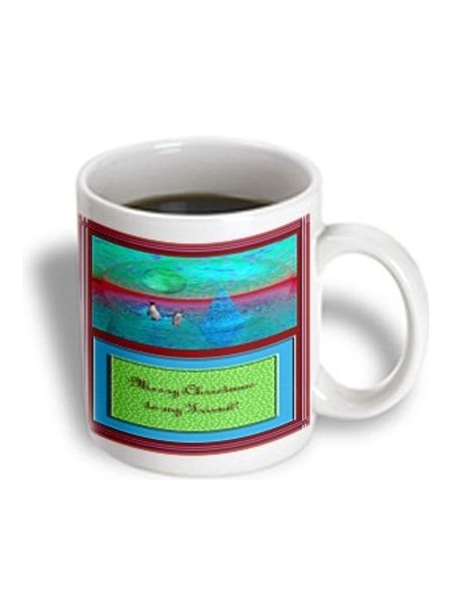 3DROSE Merry Christmas Printed Coffee Mug Multicolour