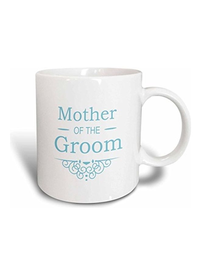 3DROSE Mother Of The Groom Printed Mug Blue