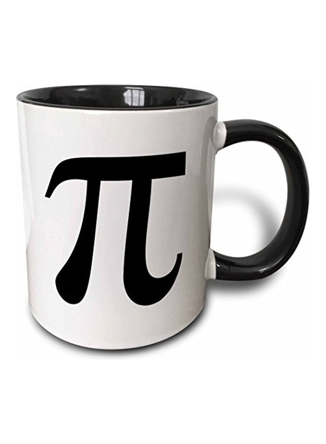 3DROSE Printed Ceramic Mug White/Black