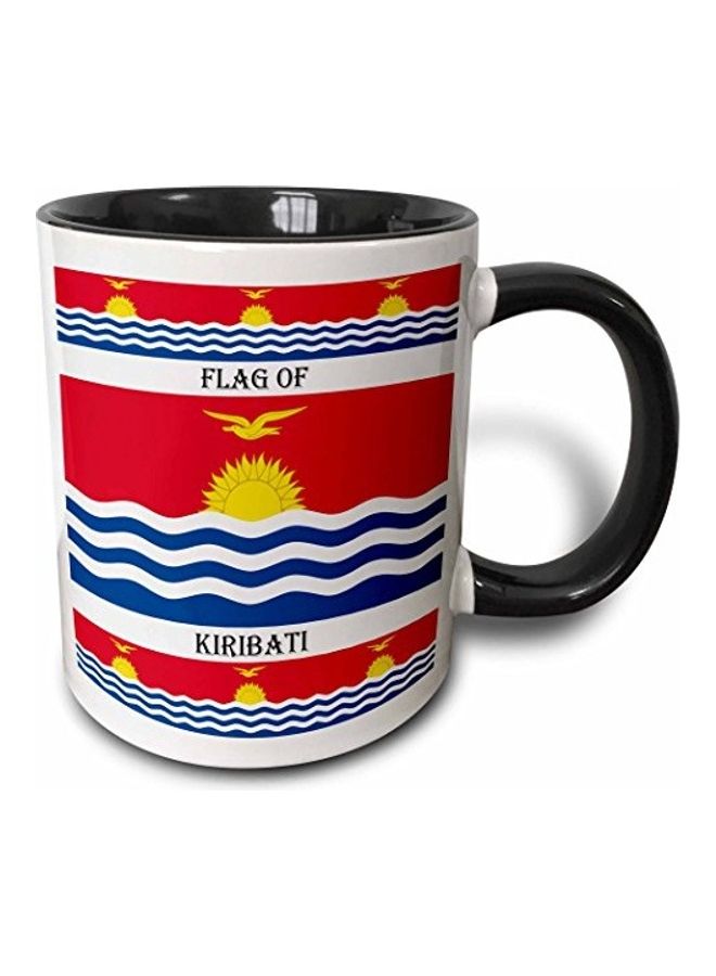 3DROSE Flag Of Ghana Printed Coffee Mug Black/Red/Blue