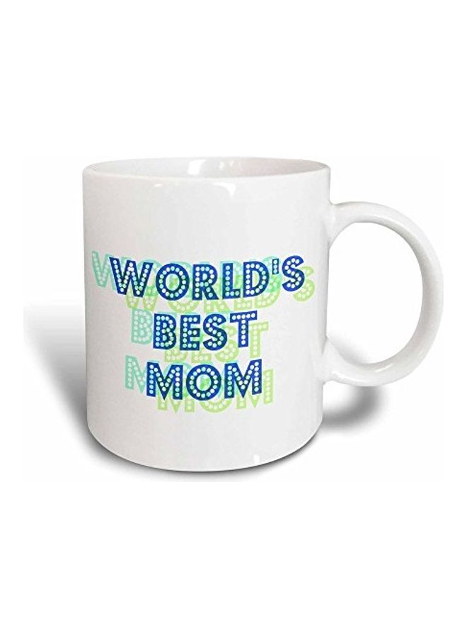 3Dروز مج سحري قابل للتحويل بتصميم فني لطيف أبيض/أزرق - Image 1