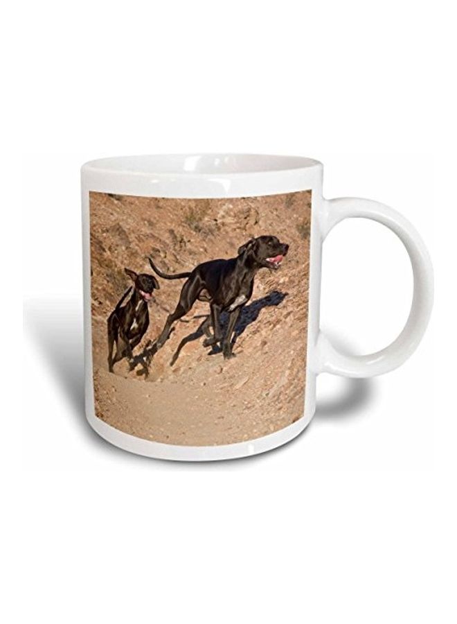 3DROSE Printed Ceramic Mug Beige/Black 