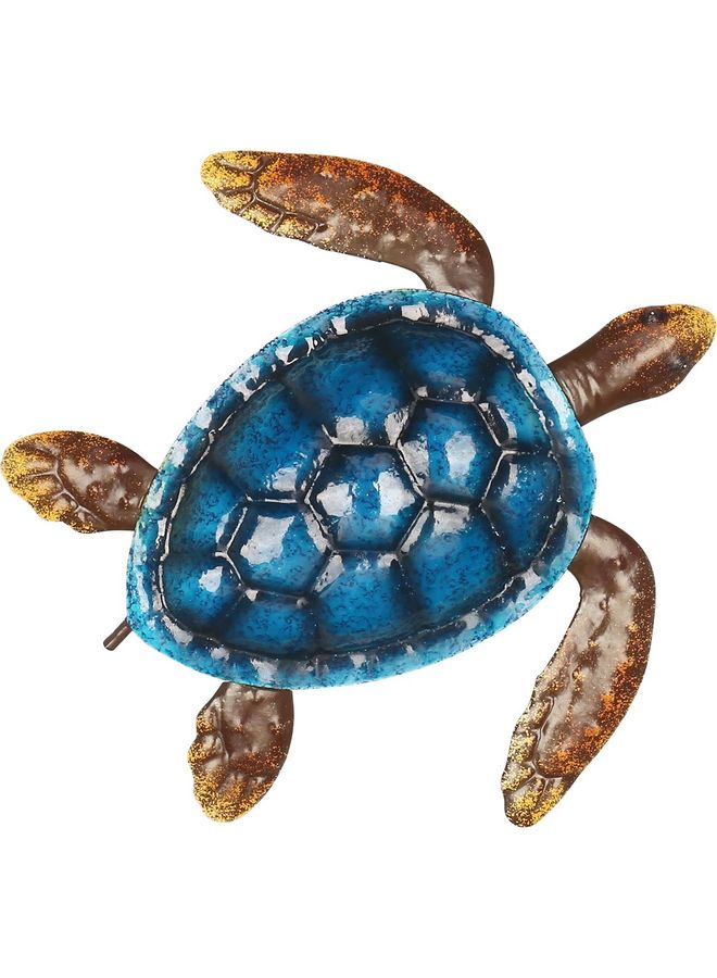 TOOARTS Turtle Animal Wall Decoration Blue/Brown - Image 2