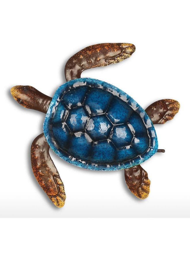 TOOARTS Turtle Animal Wall Decoration Blue/Brown - Image 1