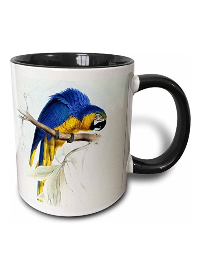 3DROSE Macaw Parrot Ceramic Mug Multicolour
