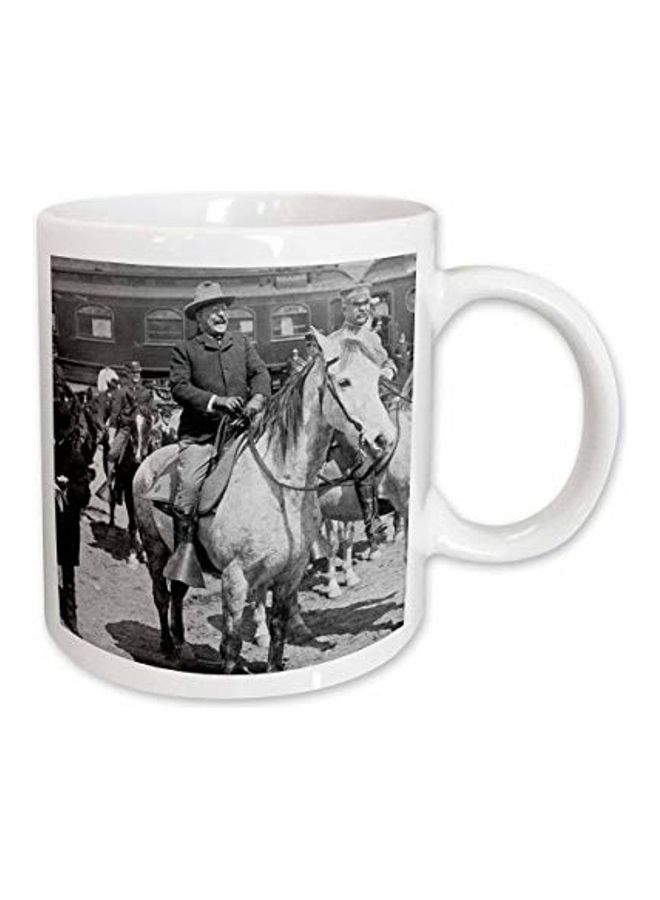 3DROSE Ceramic Coffee Mug White