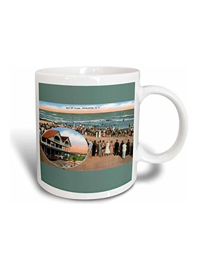 3DROSE High Gloss Finish Printed Ceramic Mug Multicolour