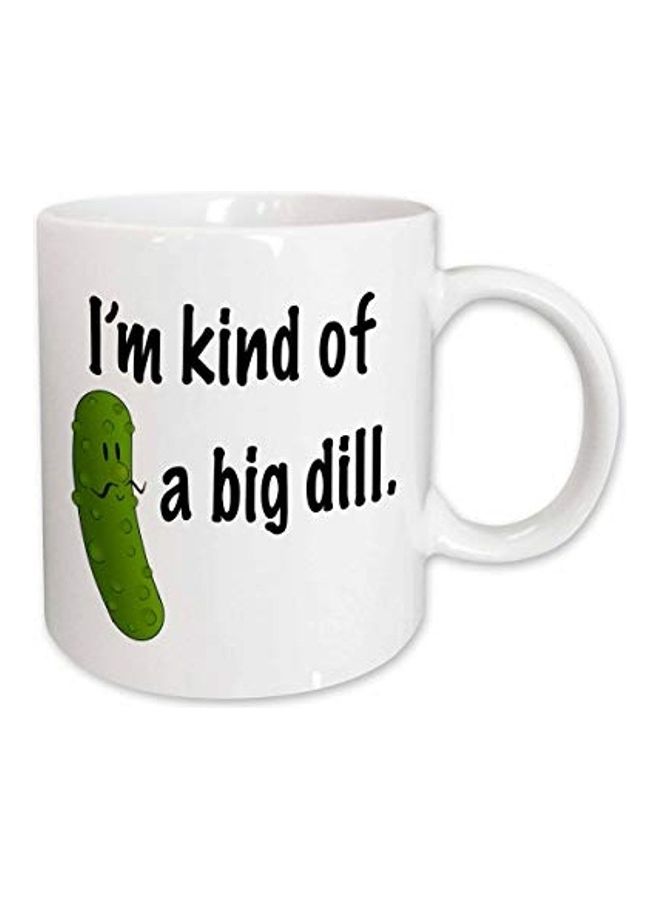 3Dروز مج مطبوع عليه عبارة I'm Kind Of A Big Dill متعدد الألوان - Image 1