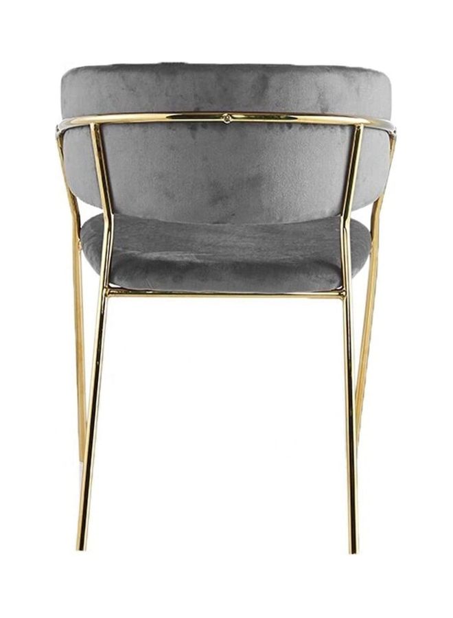 LANNY Comfortable Living Room Chair Modern Grey/Silver - Image 2
