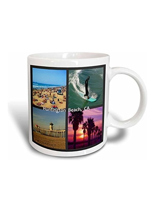 3DROSE Ceramic Coffee Mug White