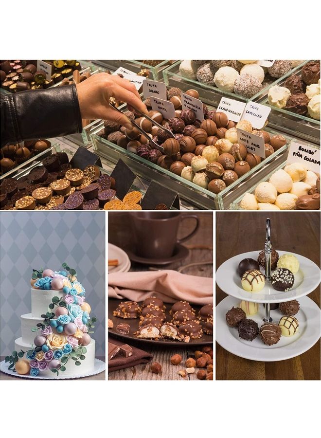 XiuWoo Silicone Mold/ Bite Sized Chocolate Bombs Mold/ Round Dome Half Sphere Mold multicolour one sizecm - Image 4