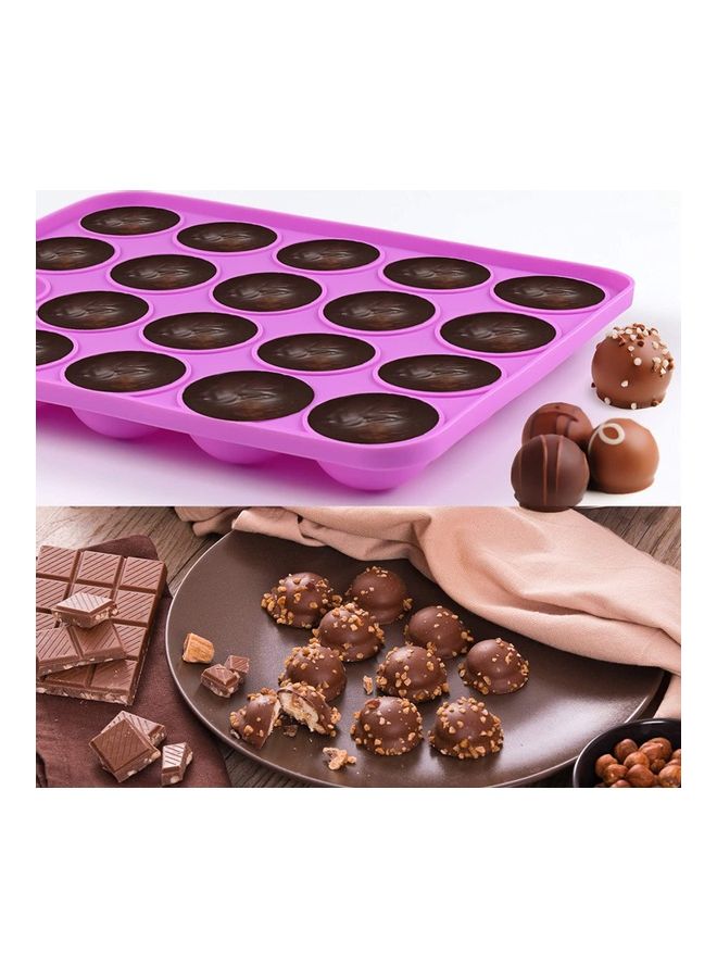 XiuWoo Silicone Mold/ Bite Sized Chocolate Bombs Mold/ Round Dome Half Sphere Mold multicolour one sizecm - Image 5