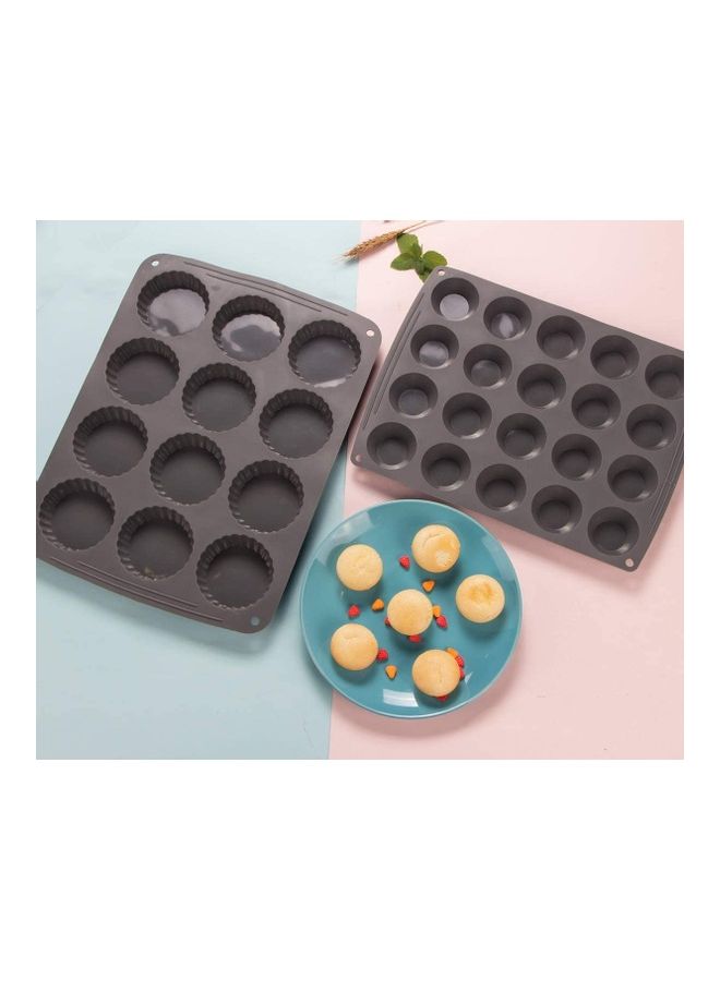 XiuWoo 2 Pack Hot Chocolate Bomb Molds Semi Sphere 6 Holes Silicone Mold for Baking Cake DIY, Candy, Pudding Black 14.05X10.63 and 12.20x9.72inch - Image 4