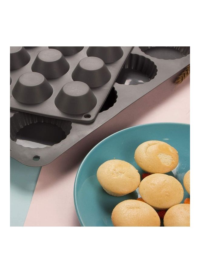 XiuWoo 2 Pack Hot Chocolate Bomb Molds Semi Sphere 6 Holes Silicone Mold for Baking Cake DIY, Candy, Pudding Black 14.05X10.63 and 12.20x9.72inch - Image 5