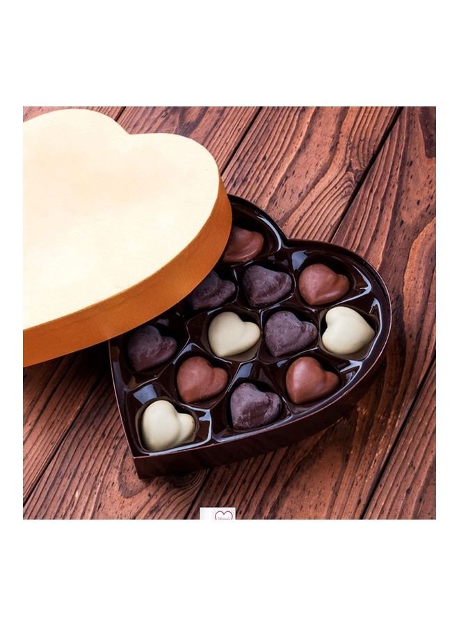 XiuWoo - Heart Shape Silicone Baking Chocolate Cookie Molds multicolour - Image 1