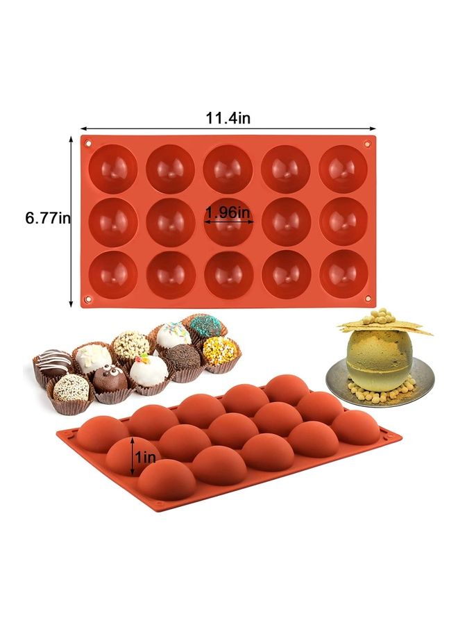 XiuWoo - Silicone Mold/ Bite Sized Chocolate Bombs Mold multicolour one sizecm - Image 1