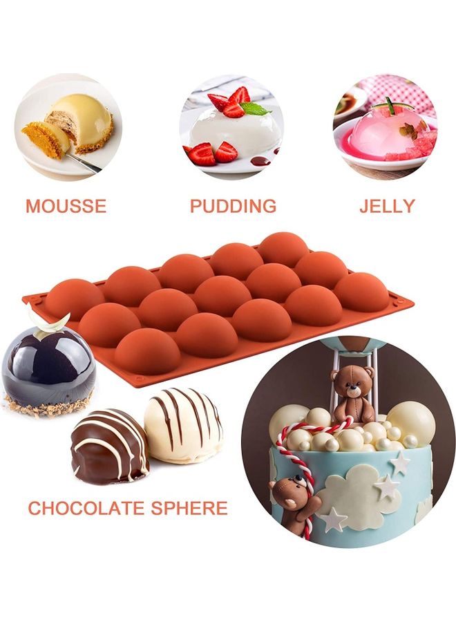 XiuWoo - Silicone Mold/ Bite Sized Chocolate Bombs Mold multicolour one sizecm - Image 1