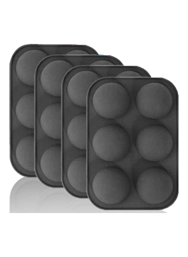 XiuWoo - Silicone Mold For Chocolate，Half Sphere Silicone Molds For Baking, BPA Free Cupcake Baking multicolour one sizecm - Image 1