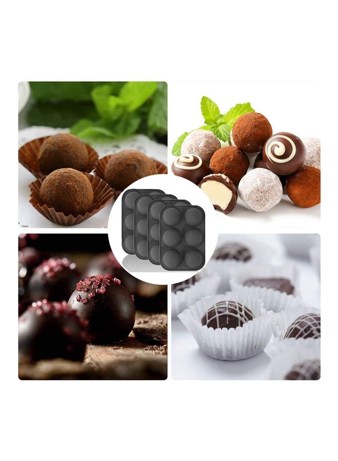 XiuWoo - Silicone Mold For Chocolate，Half Sphere Silicone Molds For Baking, BPA Free Cupcake Baking multicolour one sizecm - Image 1