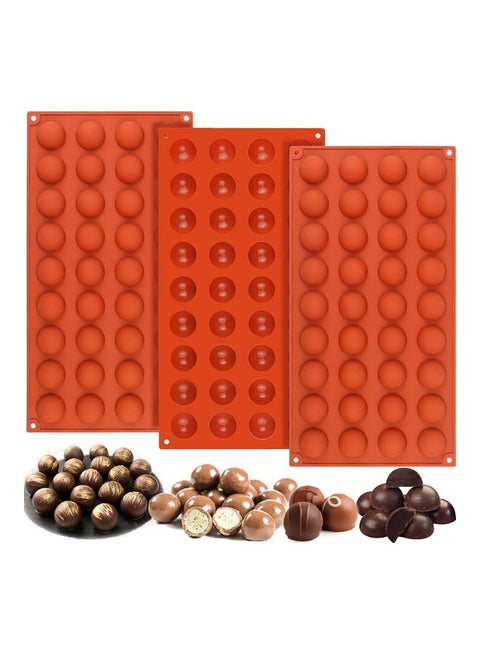 Silicone Mold/ Bite Sized Chocolate Bombs Mold multicolour one sizecm
