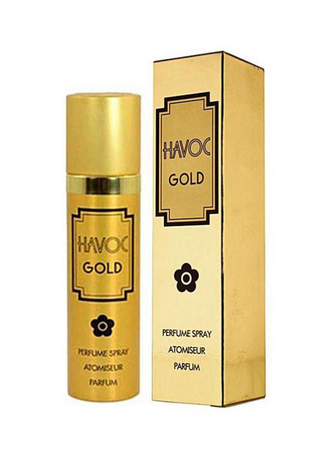 HAVOC Gold Gift Set Perfume Spray: 75, Deodorant: 200ml - Image 4