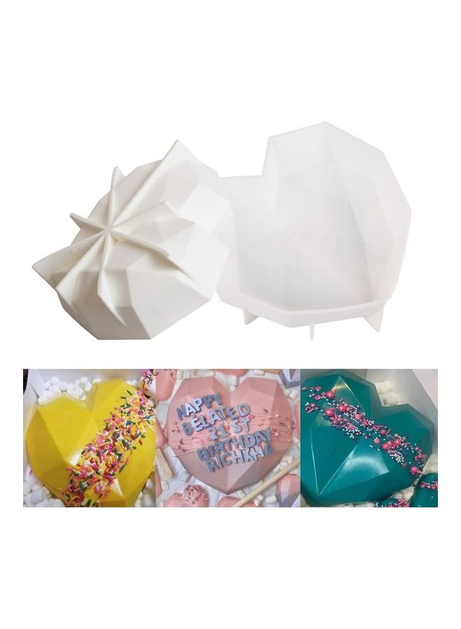 XiuWoo 2 Pack Hot Chocolate Bomb Molds Semi Sphere 6 Holes Silicone Mold for Baking Cake DIY, Candy, Pudding White/orange 7*7inch - Image 3