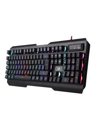 K506 Membrane Gaming Keyboard Metal Floated -Rainbow 7 Color Backlit with Numeric Keypad - v1611603398/N43973429A_1