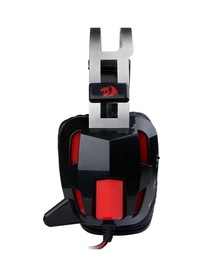 REDRAGON Lagopamutus USB Wired Surround Sound Stereo Headset Black/Red  - Image 2