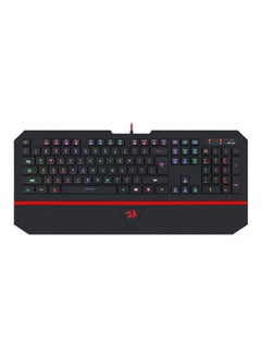 REDRAGON Silent Gaming Keyboard RGB LED Backlit -104 Key With Wrist Rest  - Image 1