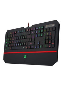 REDRAGON Silent Gaming Keyboard RGB LED Backlit -104 Key With Wrist Rest  - Image 2
