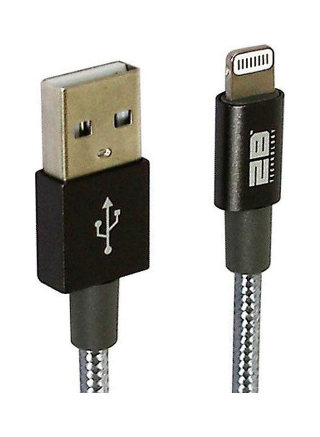 2B Lightning cable MX32b Black
