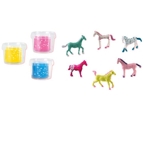 Ses 10-Piece Glitter Horse World Play Suitcase  - Image 2