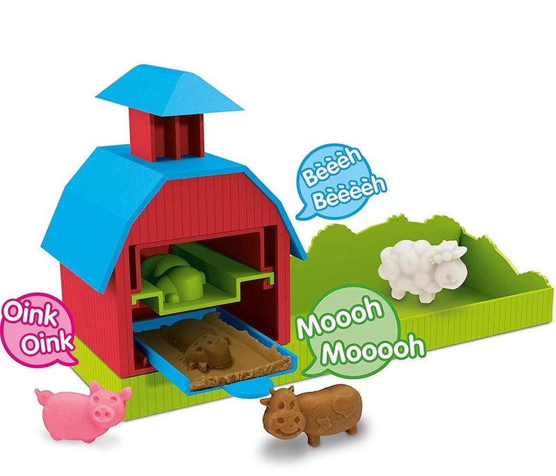 Ses 4-Piece Farm Clay Press With Animal Sounds - Image 2