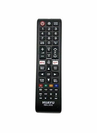 جهاز تحكم عن بعد لشاشة سامسونج نتفليكس أسود - v1611610259/N43726397A_1