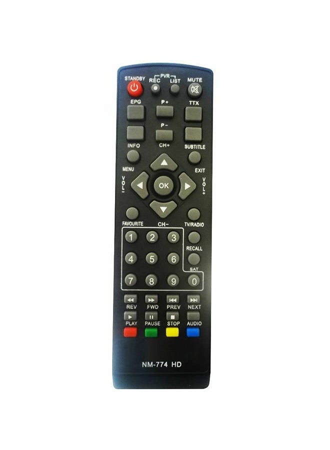 New Max Receiver Remote Control Black