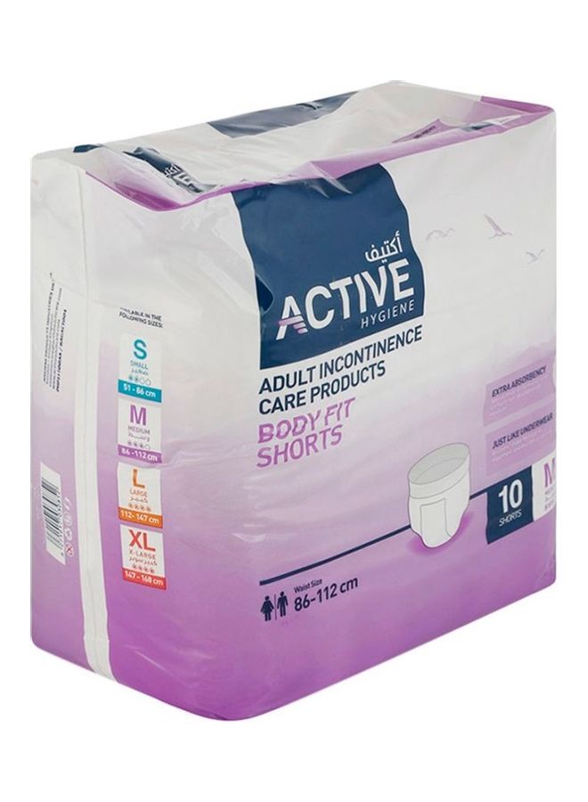 Active Adult Diaper Pants Medium 10 Pieces, Waist Size 86-112 cm  - Image 1