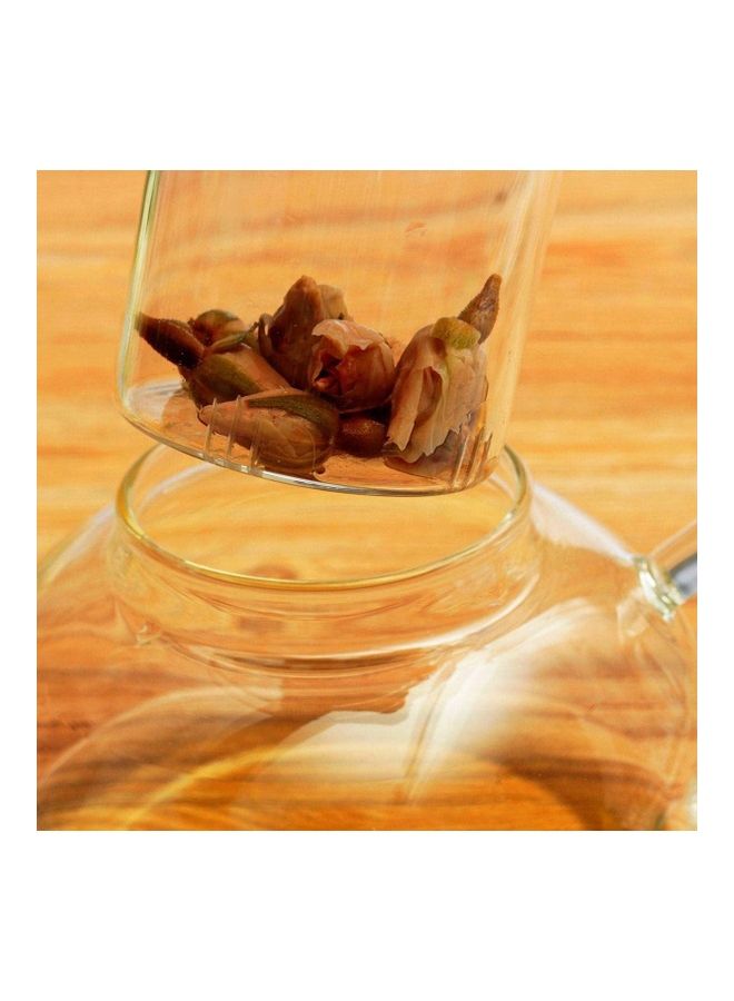 XiuWoo 8-Piece Heat-Resistant Glass Teapot Set Clear 1x Teapot(130x125), 6x Cups(40x50), 1x Warmer(70x85) - Image 5