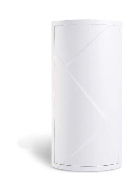 360 Degree Rotating Triangle Shelf White 41.5cm