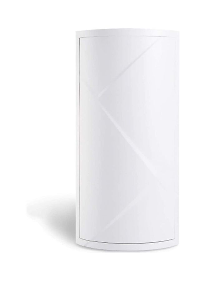 360 Degree Rotating Triangle Shelf White 41.5cm