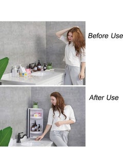 Generic 360 Degree Rotating Triangle Shelf White 41.5cm  - Image 5