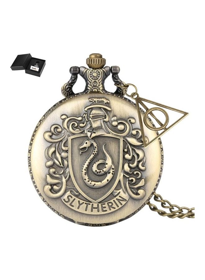 YASH - HP "Slytherin" Theme Quartz Pocket Watch - Image 1