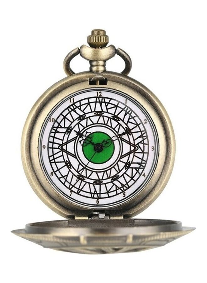 YASH - Doctor Strange Eye Of Agamotto Themed Analog Pocket Watch - Image 1