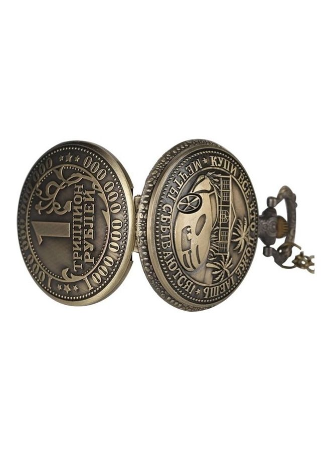 YASH - unisex 1 Trillion Rubles Quartz Pocket Watch - Image 1