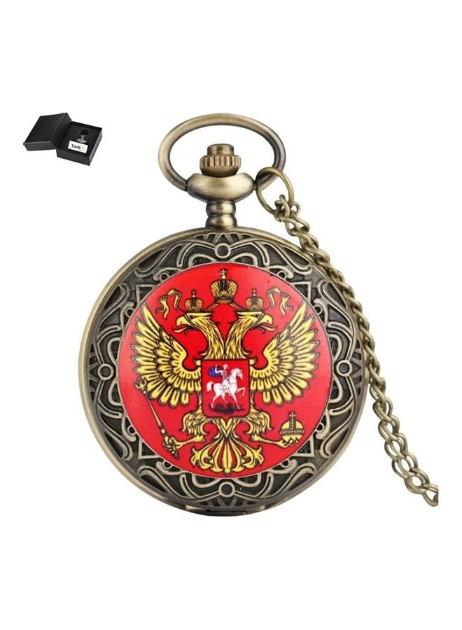 ياش ساعة جيب بعقارب بتصميم الشعار الروسي unisex - Image 1