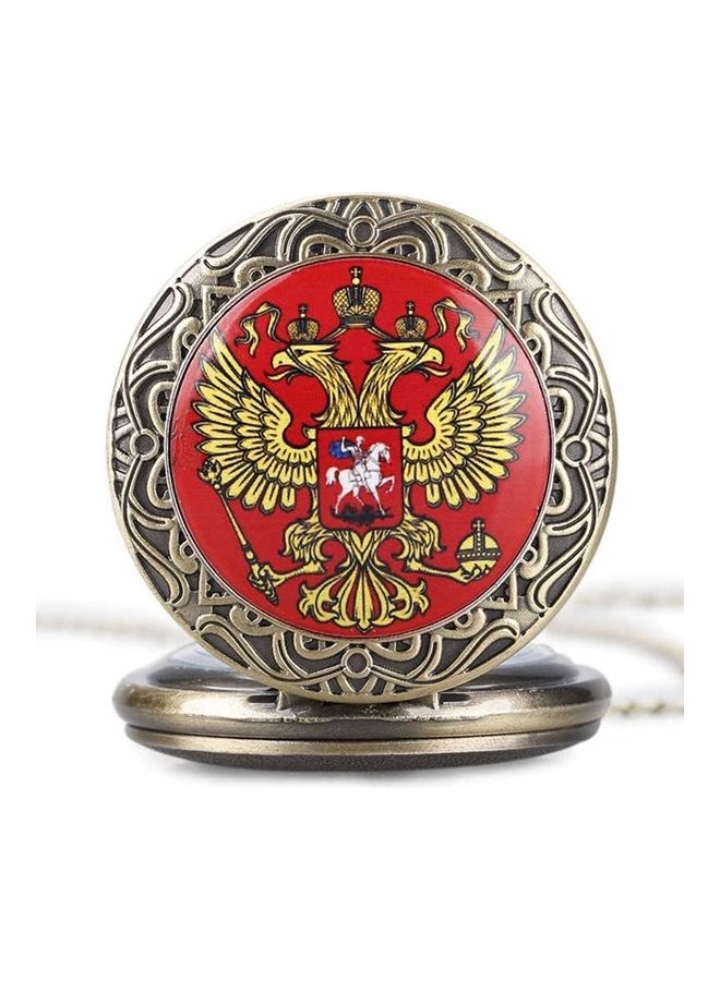 ياش ساعة جيب بعقارب بتصميم الشعار الروسي unisex - Image 3