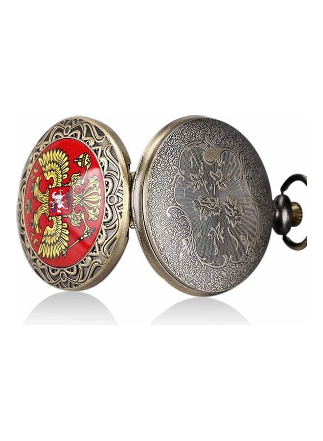 ياش ساعة جيب بعقارب بتصميم الشعار الروسي unisex - Image 4