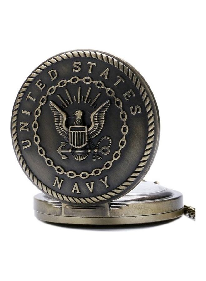 ياش ساعة جيب بعقارب بتصميم القوات البحرية الأمريكية unisex - Image 3
