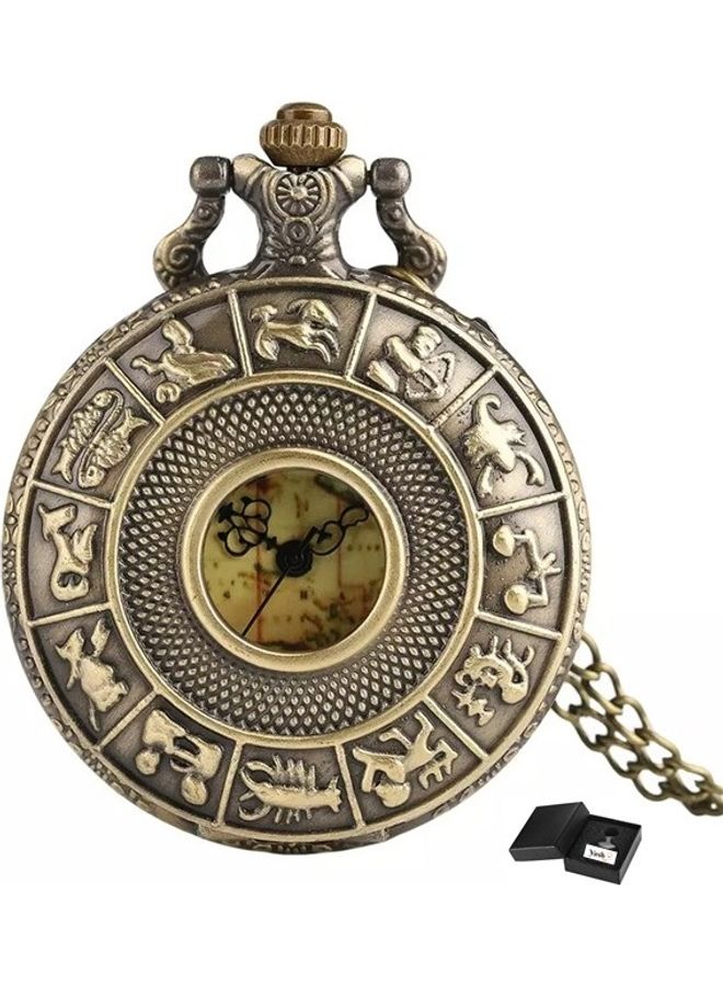 Horoscope Themed Analog Pocket Watch - v1611644077/N43975136A_1