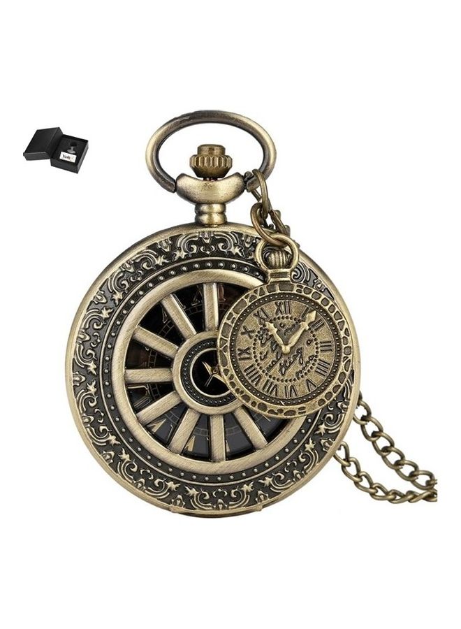 Roman Wheel Themed Analog Pocket Watch - v1611644077/N43975138A_1