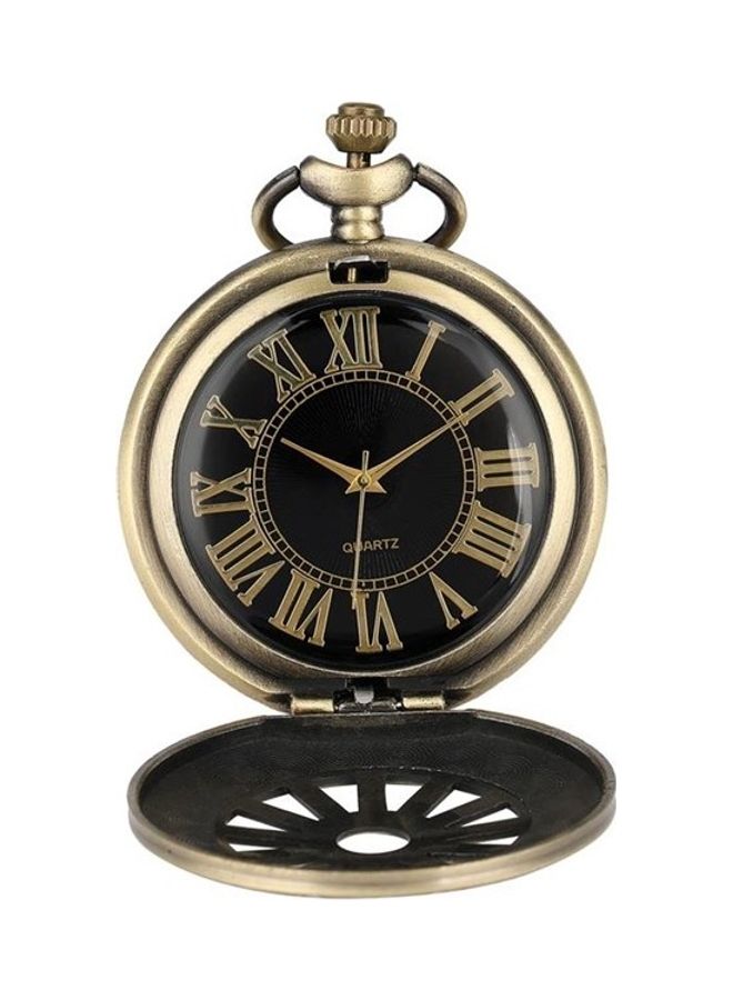 Roman Wheel Themed Analog Pocket Watch - v1611644077/N43975138A_2